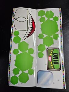 **READ** Little Tikes Cozy Coupe Replacement Part Decal Sticker Sheet DINO Sheet