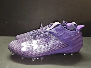 Under Armour Blur Smoke 2.0 MC Purple Football Cleats 3026330-500 Size 10 1/2 - Picture 1 of 6