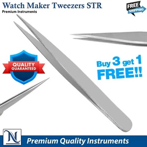 Watch Maker Tweezers NO 3 Watches Repairs Maintenance Jewelry Making Forceps - Picture 1 of 7