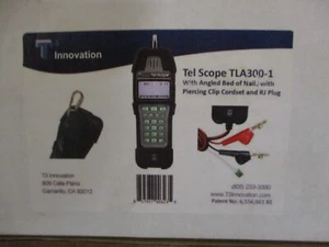 T3 INNOVATION TEL SCOPE TEST TELEPHONE LINE POTS BUTT SET PART#TLA300-1, 100%NEW - Picture 1 of 9