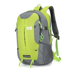 High Vis Reflective Bike Backpack Motorcycle Backpack Green Daypack Riderbag - Picture 1 of 10