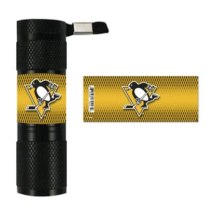Fanmats NHL Pittsburgh Penguins LED Flashlight 1.1"x.3"x3.4" - Picture 1 of 2
