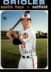 2020 Topps Heritage #326 Austin Hays Baltimore Orioles - Picture 1 of 2