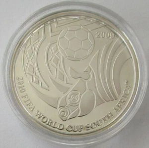 Palau 5 Dólares 2009 Mundial de Sudáfrica Plata - Imagen 1 de 2