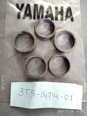 Junta silenciador escape x5 Yamaha YL1 YL2 RS100 RS125 RD60 RD125 RD200 CS3 LB80 Foto 1 de 2