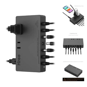 Guitar Pedal Power Supply 7 DC Output for 9V Effect Pedal Board with 2 AC Out... - Picture 1 of 7