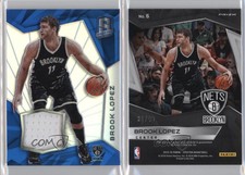 2015-16 Panini Spectra Swatches Silver Prizm /49 Brook Lopez #6