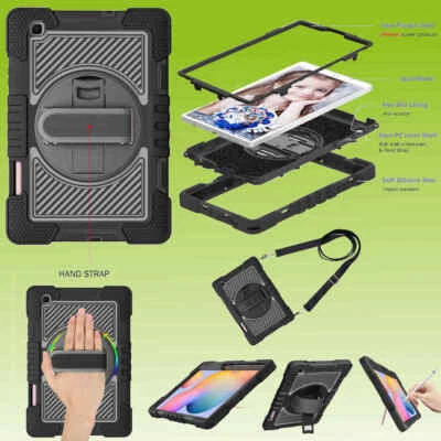 WIGENTO Custodia astuccio nera per Samsung Galaxy Tab A7 Lite 2021 8,7 360 gradi custodia