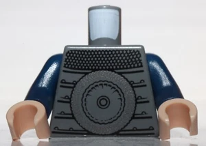 Lego Castle Dual Sided Torso Armor with Large Disk and Chain Mail Pattern - Picture 1 of 1