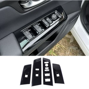 Bright black Car Window Switch Panel Cover Trim For Honda CRV CR-V 2023-2025 - Picture 1 of 10