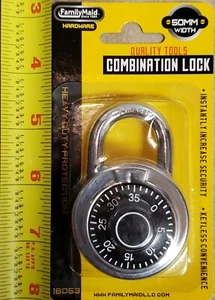 Combination Padlock Lock, Anti-Theft, Secure Your Belongings, Heavy Grade 45mm - Picture 1 of 8