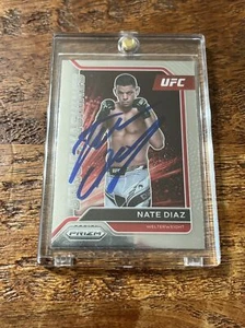 Nate Diaz IP Signed Prizm Card JSA Coa Autographed UFC - Picture 1 of 3