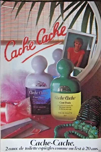 PUBLICITÉ DE PRESSE 1980 CACHE-CACHE 2 EAUX DE TOILETTE ESPIÈGLE COMME A 20 ANS - Imagen 1 de 1
