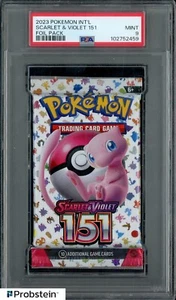 2022 Pokemon International Scarlet & Violet 151 Foil Pack 151 PSA 9 MINT #1 - Picture 1 of 2