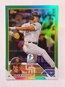 Juan Soto 2023 Topps Serie 1 1. Auflage grüne Folie #'d 59/150 Padres - Bild 1 von 1