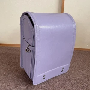 Cowhide Leather school Bag lavender backpack Randoseru lightweight F/S - Picture 1 of 6