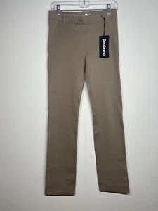 BETABRAND DRESS PANT YOGA PANTS Size Small Rayon Knit Straight Stretch Beige New - Picture 1 of 9