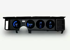 82-90 Firebird Trans Am Digital Dash Panel Blue LED Gauges Knight Rider US Made - Picture 1 of 9