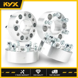 4Pcs 2"-6x5 to 6x5-12x1.5-78.1mm Wheel Spacers Adapters For GMC Envoy Chevrolet - Picture 1 of 12