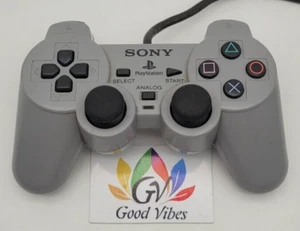 Analog Controller Grau für Sony Playstation 1 DualShock (PS1 PS2) ✅️Getestet✅️ - Bild 1 von 2