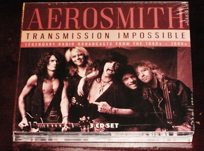 Aerosmith: Transmission Impossible - Radio Broadcasts 3 CD Set 2019 Digipak NEW - Image 1 of 2