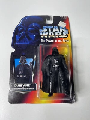 Darth Vader Long Saber Star Wars Power of the Force 1995 Kenner NUEVO SELLADO Foto 1 de 4