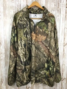 New Mossy Oak Pullover Camo Lightweight Sweatshirt 1/4 Zip Mens 2XL Hunting - Picture 1 of 5