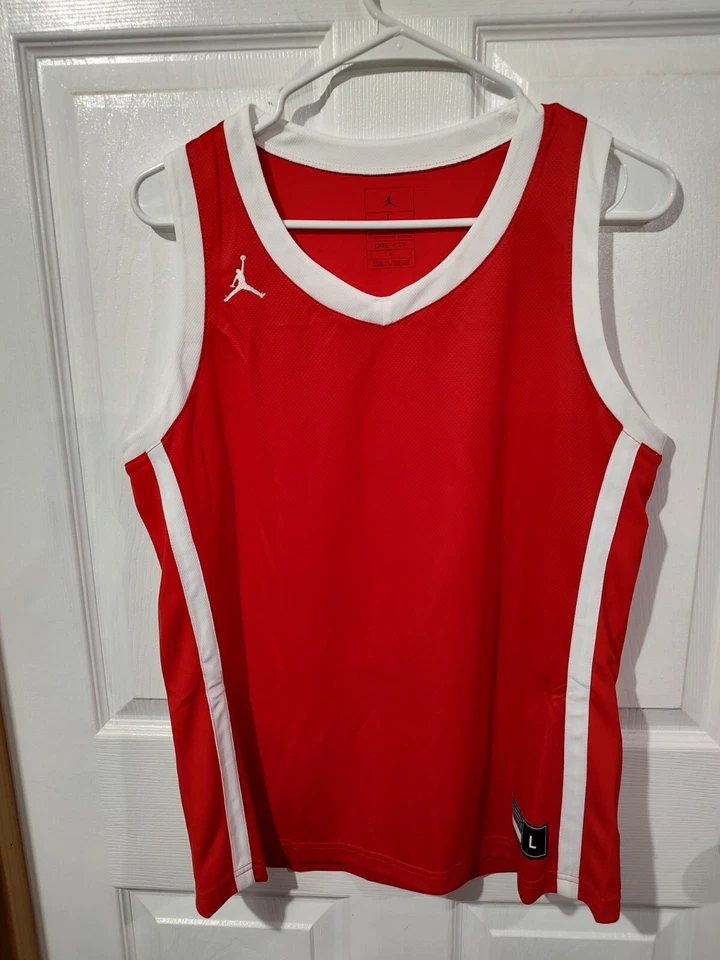 Women’s Jordan Jumpman Solid Red Jersey Size Medium.