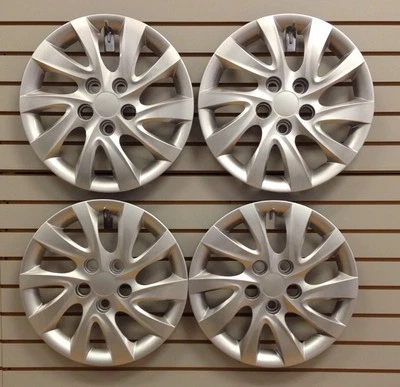 NOVA tampa de roda calota 16" compatível com 2011-2015 Hyundai ELANTRA CONJUNTO de 4 parafusos - Imagem 1 de 2