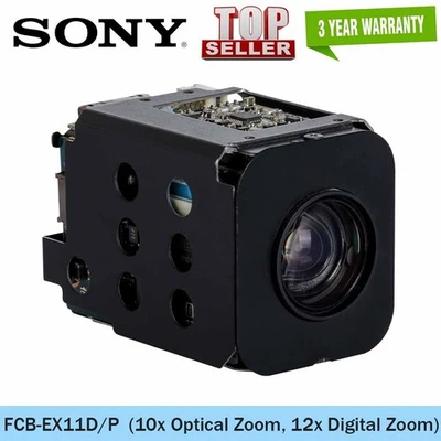 SONY FCB-EX11DP PAL/NTSC 10X Optical Zoom HD Mini Colour Block Camera Movement - Image 1 of 4