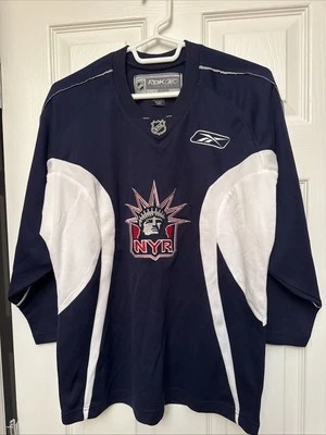 Camiseta deportiva New York Rangers Juvenil XL 18/20 Reebok Estatua de la Libertad DE COLECCIÓN NHL COSIDA Foto 1 de 4