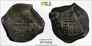 1622-67 Mo Mexico 8r Cob PCGS Certified Very Fine Details Calico 319, 26.78 G - Picture 1 of 3