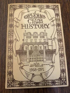 Orleans Club History Book- 1953-1971- Mardi Gras Krewe Favor - Picture 1 of 3