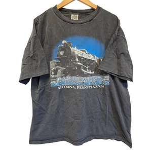 Vtg Railroaders Memorial Museum T Shirt XL Altoona PA Single Stitch - Picture 1 of 8