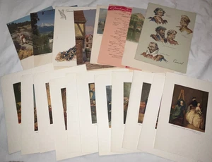Large Lot Vintage Cruise Liner Ship Menu 1950s 60s Cunard Queen Mary & Adriatica - Picture 1 of 10