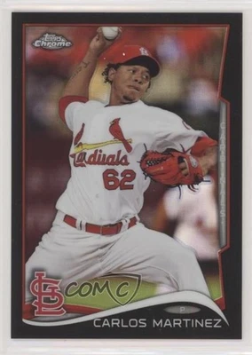 2014 Topps Chrome Black Refractor /100 Carlos Martinez #54 - Image 1 of 2