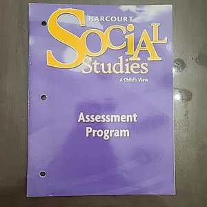 Harcourt Social Studies A Child's View Grade 1 Assessment Program Book - Picture 1 of 4