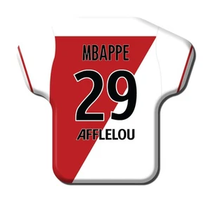Calamita Simile a T-Shirt Calcio Stagione 2015/2016 Monaco 29 Kylian Mbappe - Picture 1 of 9