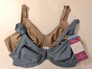 Neu mit Etikett 2-teiliges Set Olga by Warner's BH beige & türkis 38D Luxus Lift - Bild 1 von 7