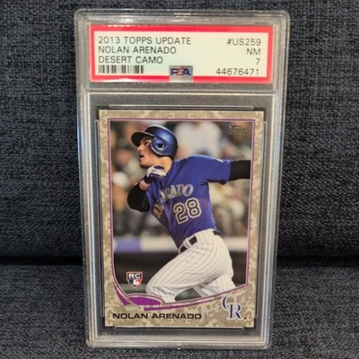 2013 Topps Update Desert Camo Nolan Arenado #US259 Rookie PSA 7 #/99 - Image 1 of 2