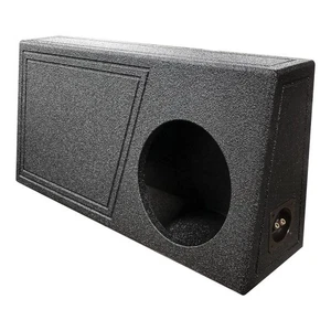 Caja de camión subwoofer con puerto trasero QBOMB individual de 10" - 1,17 pies cúbicos - Imagen 1 de 4