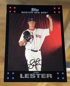 Jon Lester Baseball Card 2007 Topps #383 Boston Red Sox - Picture 1 of 2