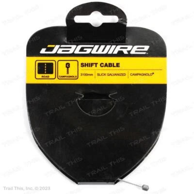 Cable de cambio Campagnolo para bicicleta deportiva Jagwire 1,1 x 3100 mm acero galvanizado pulido Foto 1 de 3