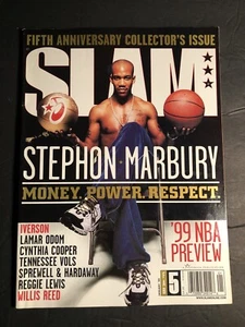 SLAM Magazine 5th Anniversary Stephon Marbury Januar 1999 authentisch - Bild 1 von 2