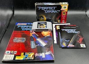 Perfect Dark Nintendo 64 N64 CIB Completo con Guía de Estrategia Auténtico Funciona - Imagen 1 de 13