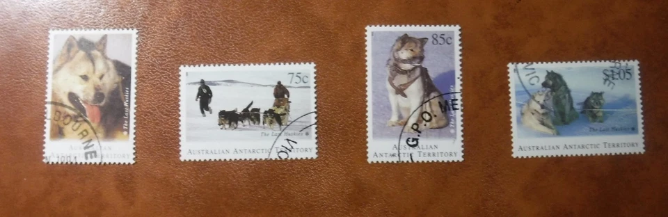 Australian Antarctic Stamps issued 1994, The Last of the Huskies. Used, Unhinged - Image 1 of 1