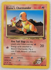 2000 Blaine's Charmander #60 Gym Challenge Regular Pokemon Karte Common - Bild 1 von 7