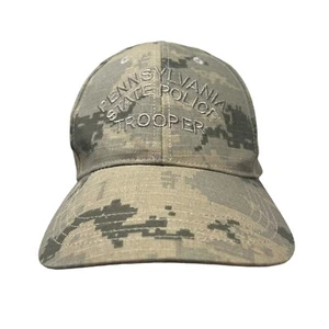 Pennsylvania PA State Trooper Digital Army Camo Strapback Hat Cap Police Dad - Picture 1 of 10