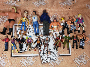 Lot of (18) Assorted Vintage WWE / Disney Action Figures & Dolls