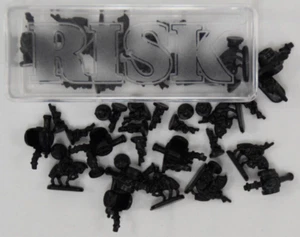 BLACK ARMY ONLY for Risk The World Conquest Game 1993 Parker Brothers Edition - Picture 1 of 1